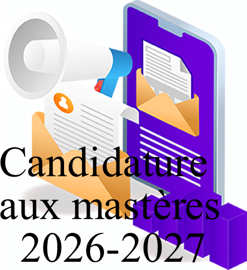 Candidature aux mastères 2026-2027